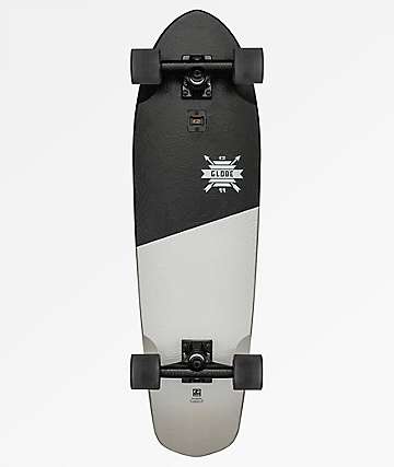 Globe Big Blazer Scorps 32" Black & White Cruiser Complete Skateboard