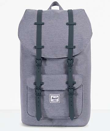 Herschel Supply Co. Little America Light Grey Crosshatch Backpack