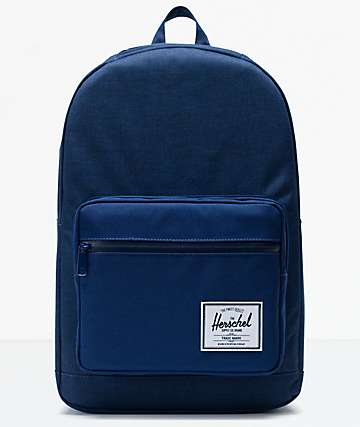 Herschel Supply Co. Pop Quiz Medieval Blue Crosshatch & Medieval Blue Backpack