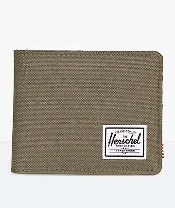 Herschel Supply Co. Roy Ivy Green & Smoked Pearl Bifold Wallet