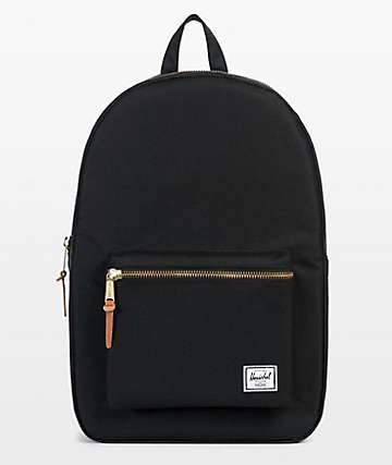 Herschel Supply Co Backpacks Zumiez Herschel Supply Co Settlement Black 11l Backpack