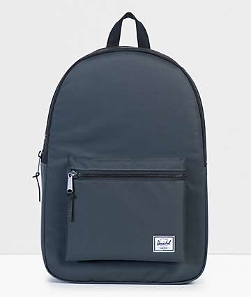 Herschel Supply Co Backpacks Zumiez Herschel Supply Co Settlement Dark Shadow Black Backpack