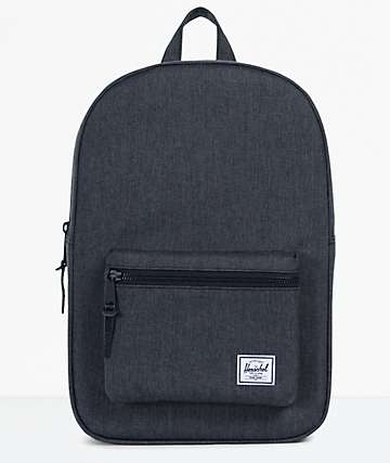 Herschel Supply Co. Settlement Mid Black Crosshatch Backpack