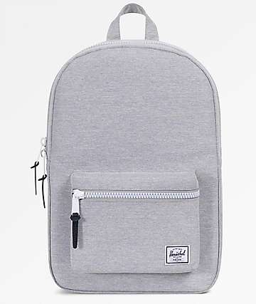 Herschel Supply Co. Settlement Mid Light Grey Crosshatch Backpack