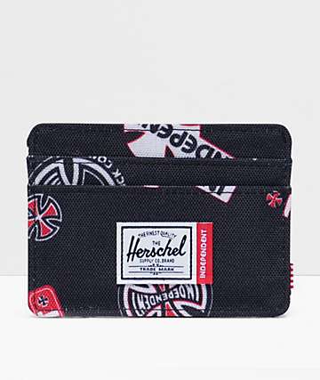 Herschel Supply Co. x Independent Charlie Black Cardholder Wallet