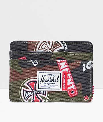 Herschel Supply Co. x Independent Charlie Camo Cardholder Wallet