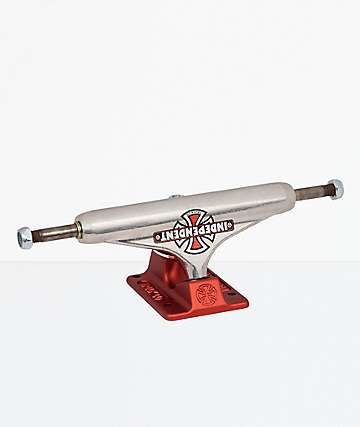 Independent Vintage Cross 139 Forged Hollow Sliver & Red Skateboard Truck