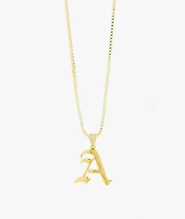 日本未入荷☆KING ICE☆The Old English Letter I Necklace 