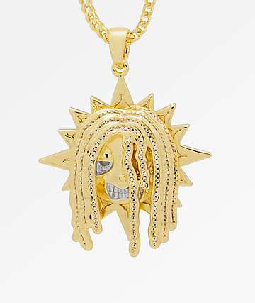 King Ice x Chief Keef Glo Chief 14K Gold Necklace