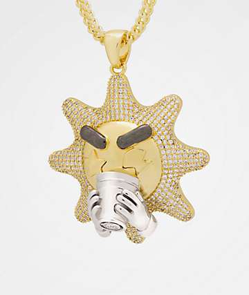 King Ice x Chief Keef The Glo Cup Gold Necklace Chain