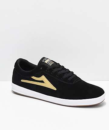 Lakai Sheffield XLK zapatos de skate de ante en negro y oro