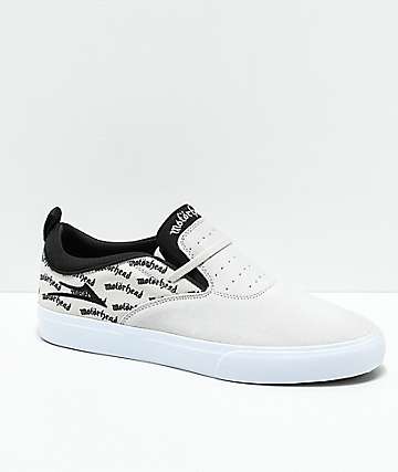 Lakai x Motorhead Riley II zapatos skate en blanco y negro