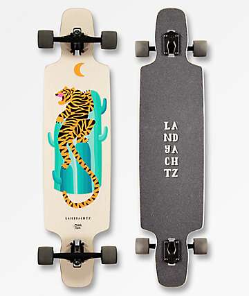 Landyachtz Drop Carve Desert Tiger 40" Drop Through Longboard Complete