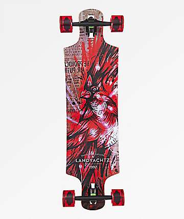 Landyachtz Drop Hammer Cardinal 36.5" Drop Through Longboard Complete