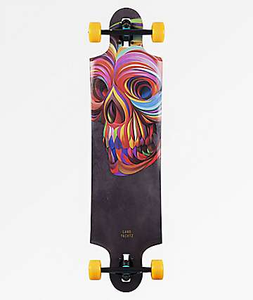 Landyachtz Ten Two Four Skull Drop Through 38.75" Longboard Complete