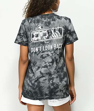 Lurking Class By Sketchy Tank Look Back Black Tie Dye T-Shirt
