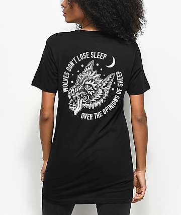 Lurking Class By Sketchy Tank Opinions Black & White T-Shirt