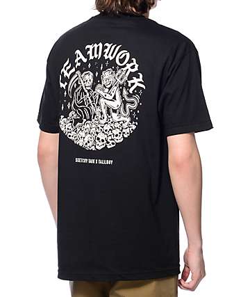 Lurking Class By Sketchy Tank x Tallboy Teamwork Black T-Shirt