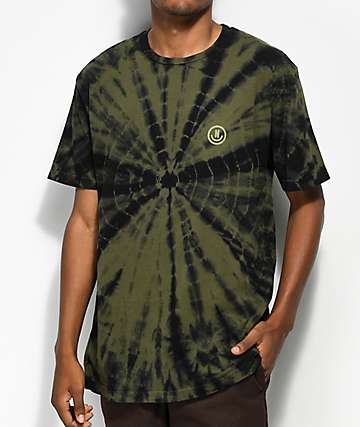 olive tie dye shirt