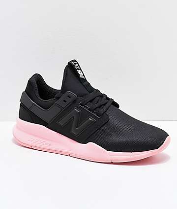 New Balance Lifestyle 247 V2 Black & Himalayan Salt Pink Shoes