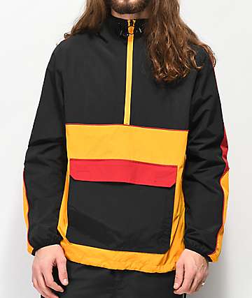Ninth Hall Enduro Black, Red & Yellow Anorak Jacket