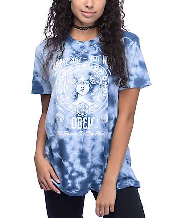 Obey Make Art Not War 2 Tie Dye T Shirt Obey Make Art Not War 2 Tie Dye T Shirt