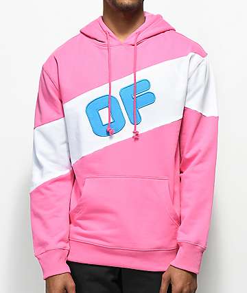 odd future hoodie pink