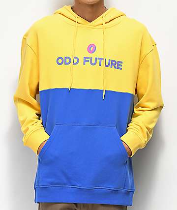 odd future primary color block hoodie