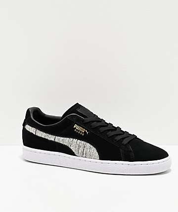 puma suede with jeans