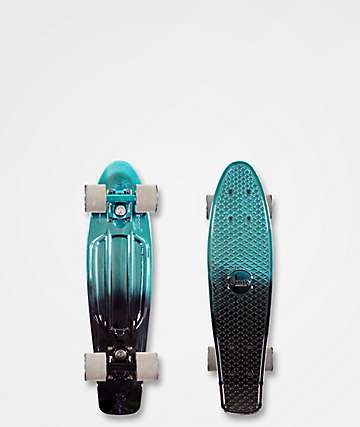 Penny Metallic Fade Blue & Black 22" Cruiser Complete