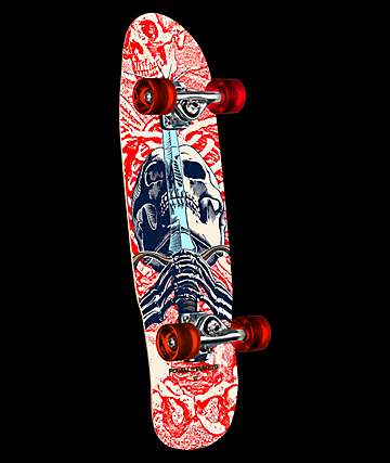 Powell Mini Skull & Sword 8.0" Skateboard Complete