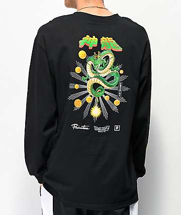 Primitive T Shirts Zumiez - primitive x dragon ball z shenron black long sleeve t shirt