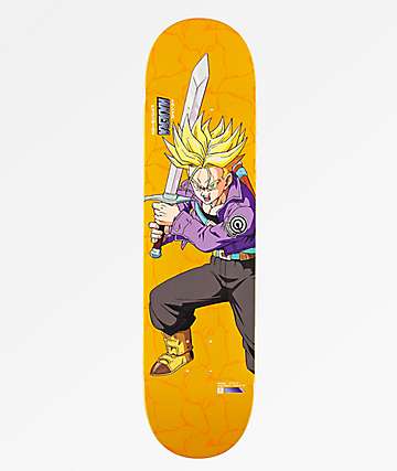 Primitive x Dragon Ball Z Super Saiyan Trunks Najera 8.0" Skateboard Deck