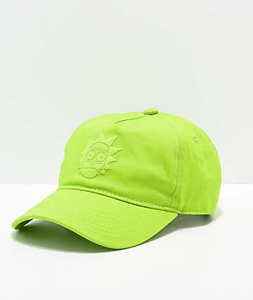 Primitive x Rick and Morty Rick Puff Green Strapback Hat