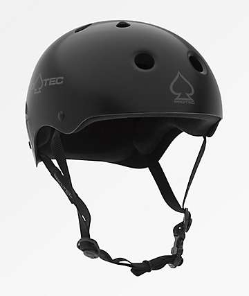 Pro-Tec Classic Matte Black & Grey Skate Helmet