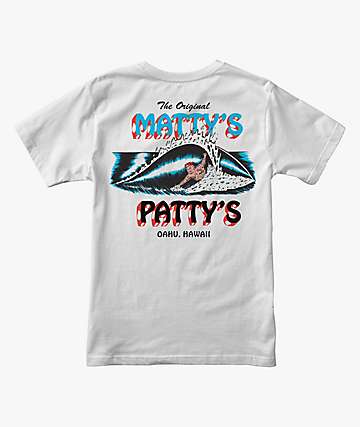 RVCA x Matty Matheson Matty's Patty's White Pocket T-Shirt
