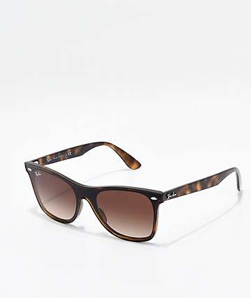 Ray-Ban Blaze Wayfarer Tortoise & Light Havana Gradient Sunglasses