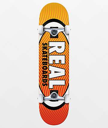 Real Team Oval Heatwave 7.75" Skateboard Complete