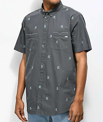 salty crew button up shirt