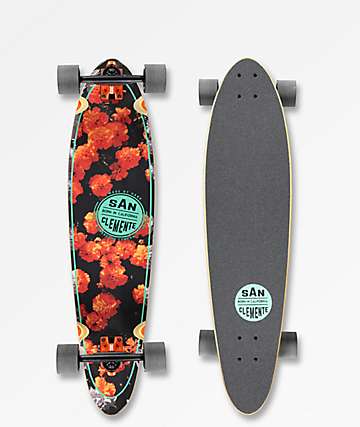 San Clemente Orange Blossom 36" longboard completo