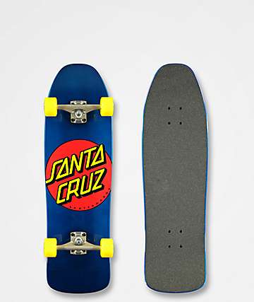 Santa Cruz Classic Dot 9.35" Cruiser Complete Skateboard