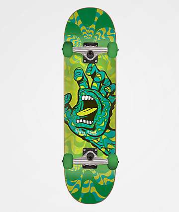 Santa Cruz Kaleidohand 7.25" Skateboard Complete