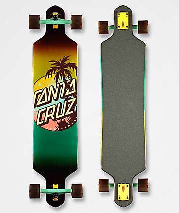Santa Cruz Palm Dot 41" Drop Through Longboard Complete
