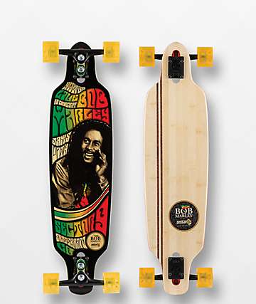 Sector 9 x Bob Marley Rastaman 34" Drop Through Longboard Complete