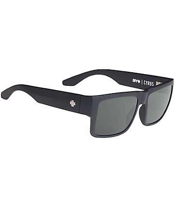Spy Cyrus Happy Lens gafas de sol polarizadas en suave negro mate