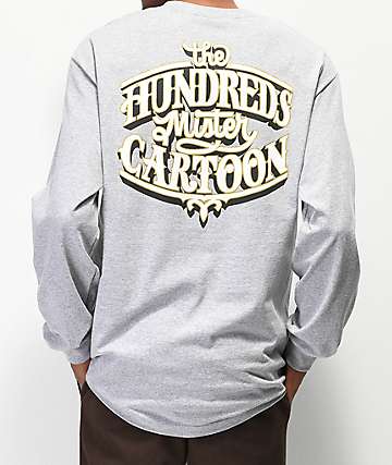 The Hundreds x Mr. Cartoon Impala camiseta gris de manga larga
