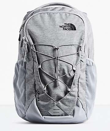 The North Face Jester Mid Grey Dark Heather & Black Backpack