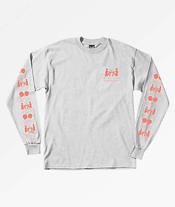 The Quiet Life Community Meeting Ash Grey Long Sleeve T-Shirt