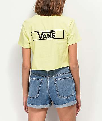 Vans Clothing Zumiez - vans lime stage crew crop t shirt