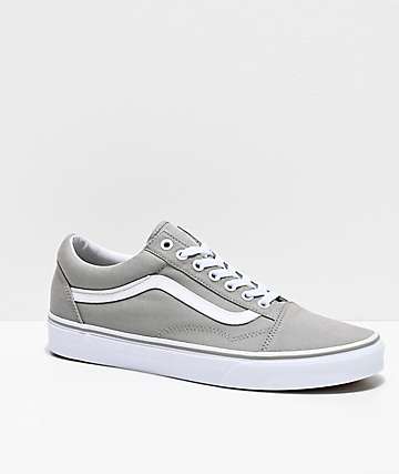 light grey old skool vans